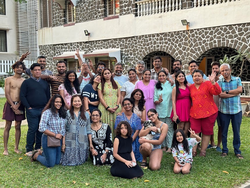 Large family gathering at Eternelle Bungalow Lonavala