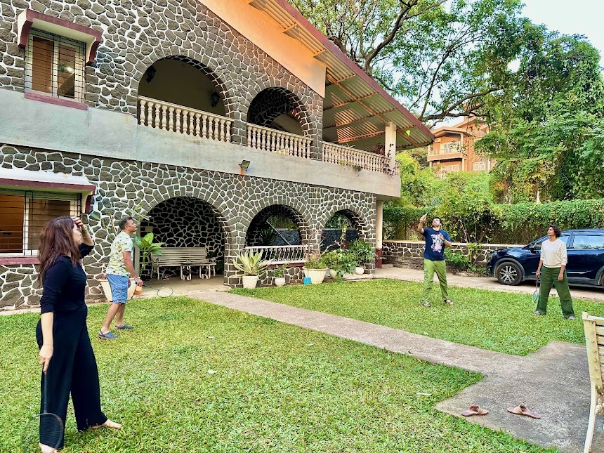 Lawn activities at Eternelle Bungalow Lonavala